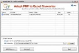 Free PDF to Excel Converter 1